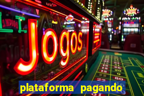 plataforma pagando no cadastro slots